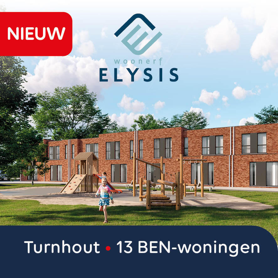 Elysis, Turnhout, woonerf, Vansweevelt, vastgoed, huiskopen