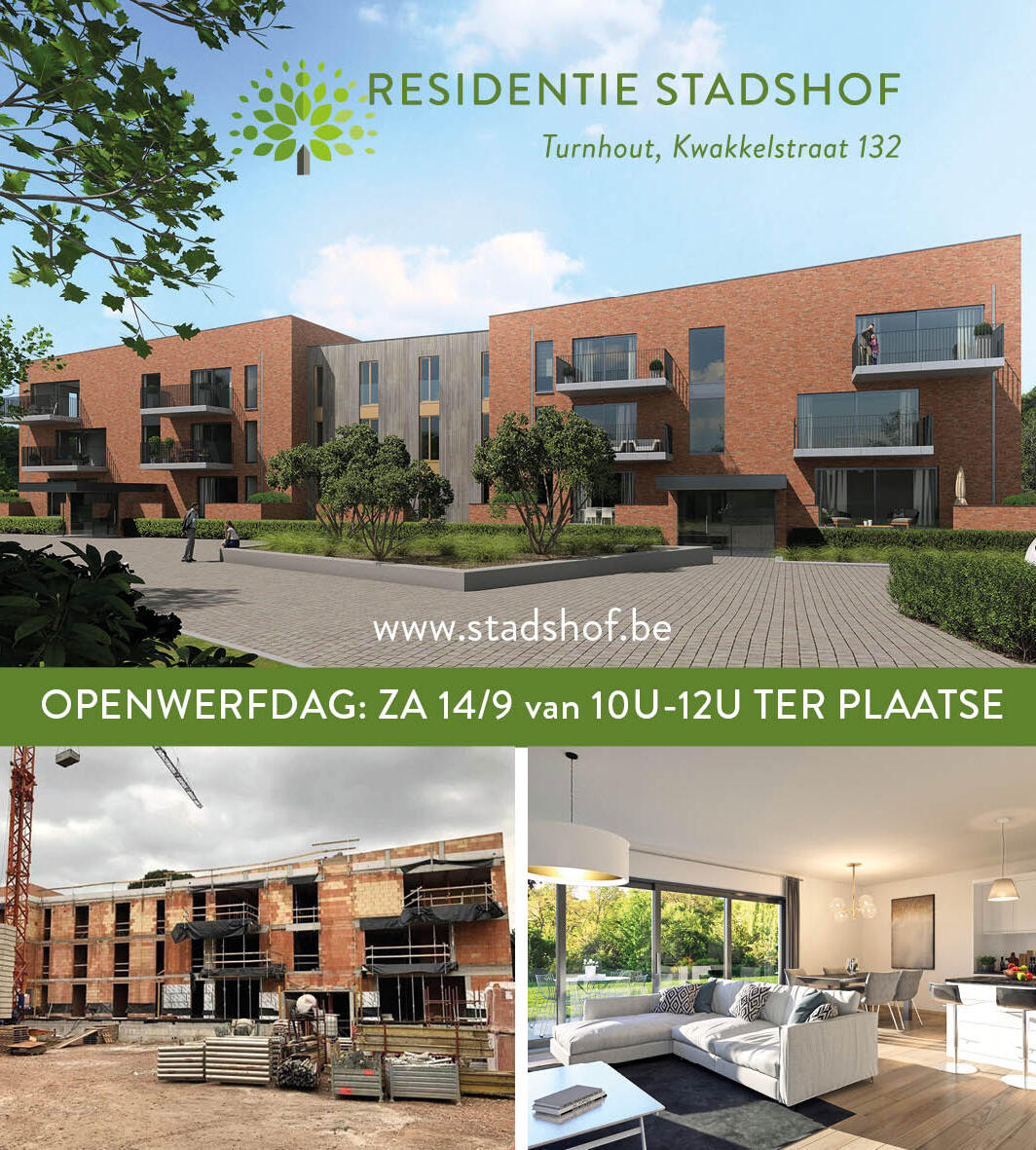 residentie, project, Turnhout, nieuwbouw, appartement kopen, investering, rustig, groene omgeving