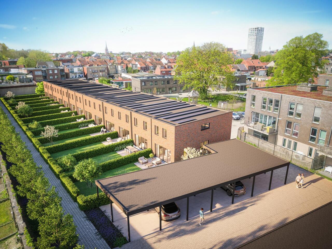 Woonerf Elysis, Vastgoedinvestering in Turnhout, Verhuring, Carports