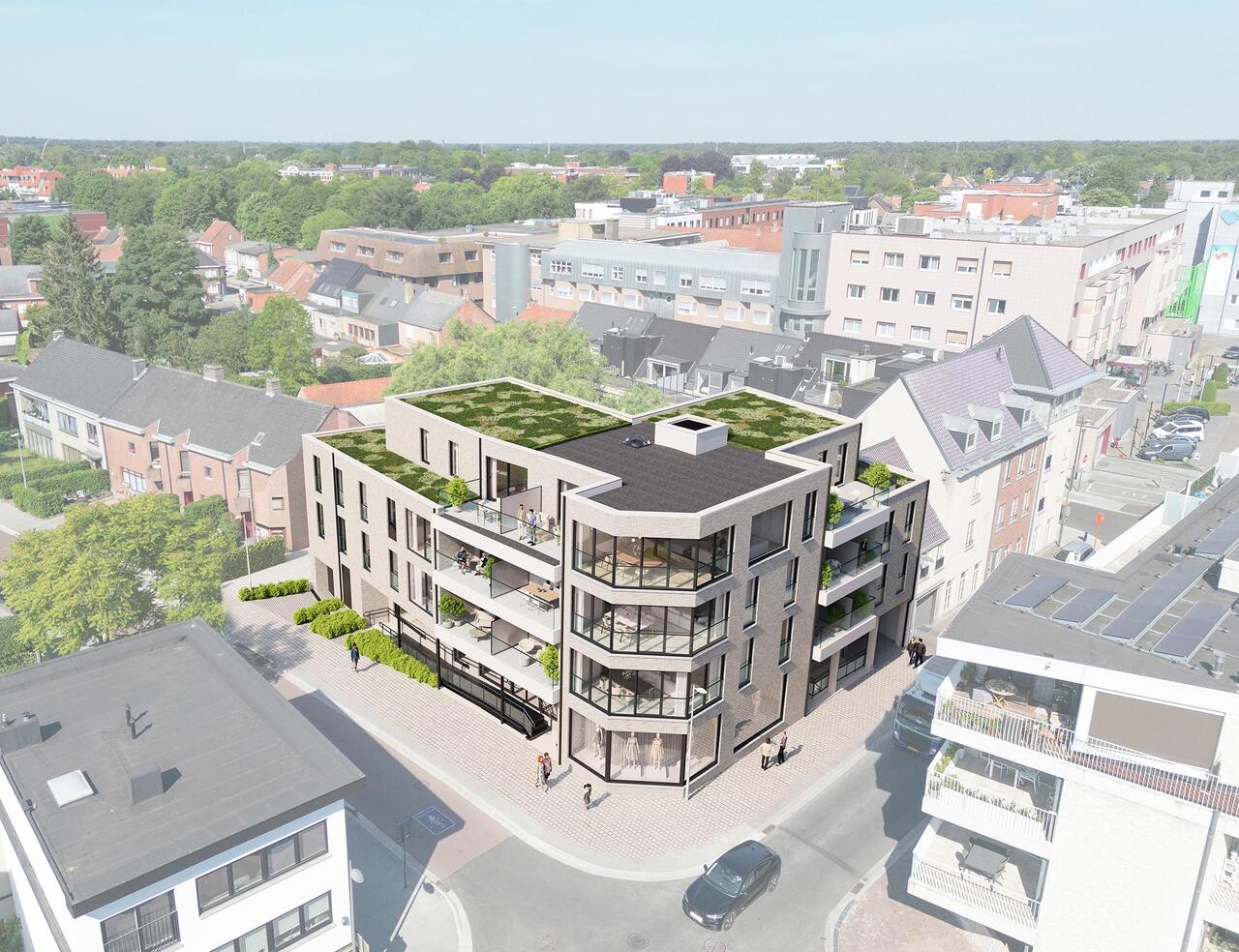 Nieuwbouwproject Bastion Mol, omgeving, bovenaanzicht, dak, penthouse