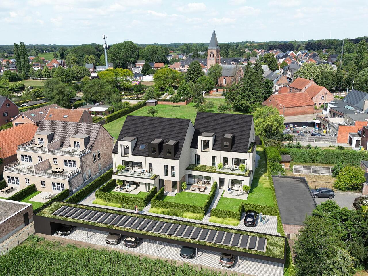 Nieuwbouwproject Residentie Ter Broeke in Tielen, achtergevel