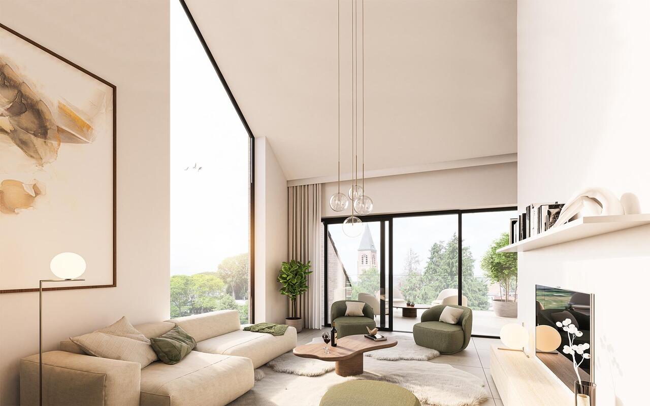 Nieuwbouwproject Bastion Mol, Zijaanzicht, ondergrondse garage, handelsruimte