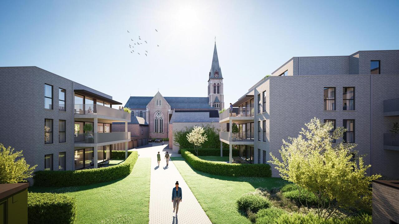 Binnentuin Afra Kerkstraat Merksplas