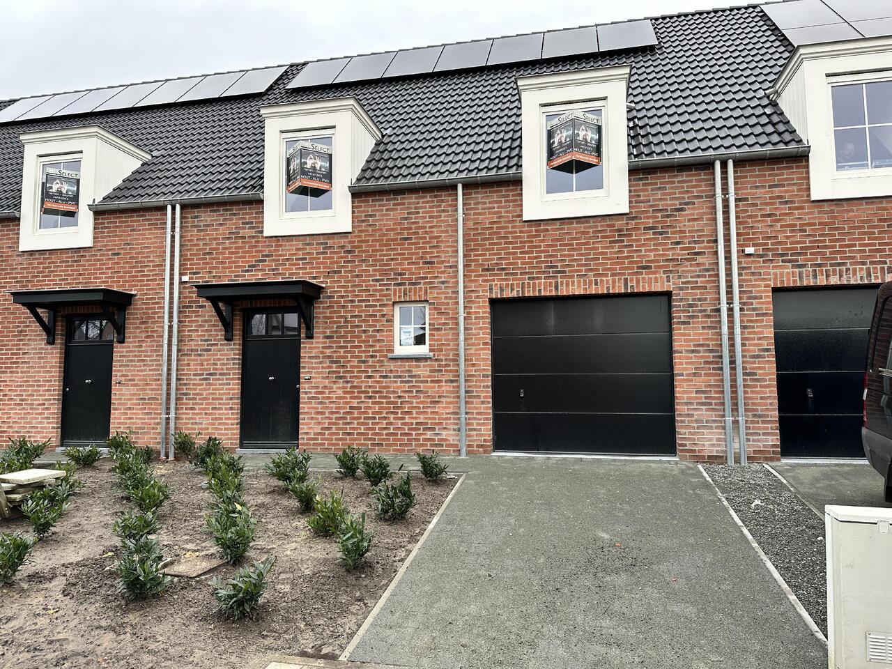 Nieuwbouwproject Torenerf Beerse, vooraanzicht woningen