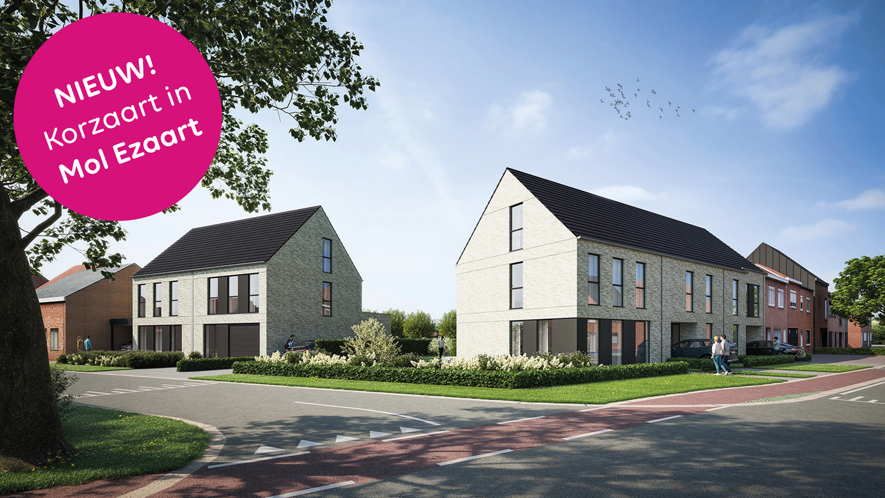 Nieuwbouwproject Korzaart in Mol Ezaart
