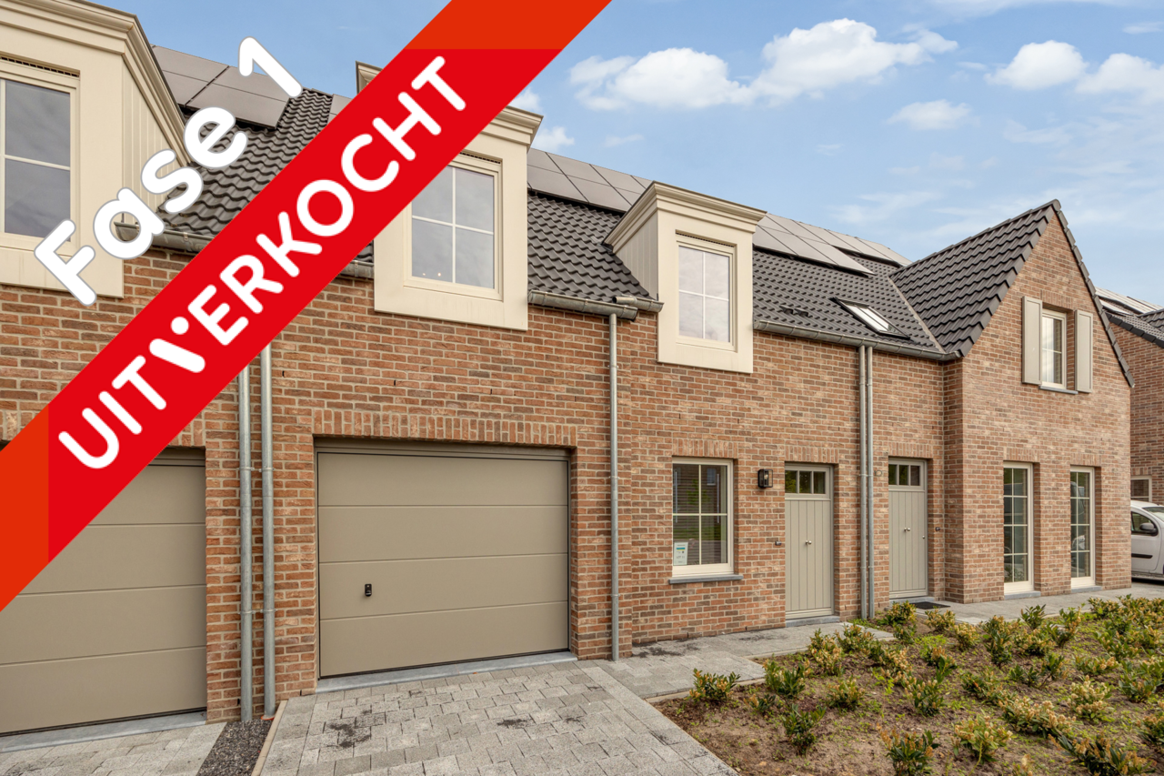 afbeelding van de voorgevel van nieuwbouwproject Torenerf in Beerse