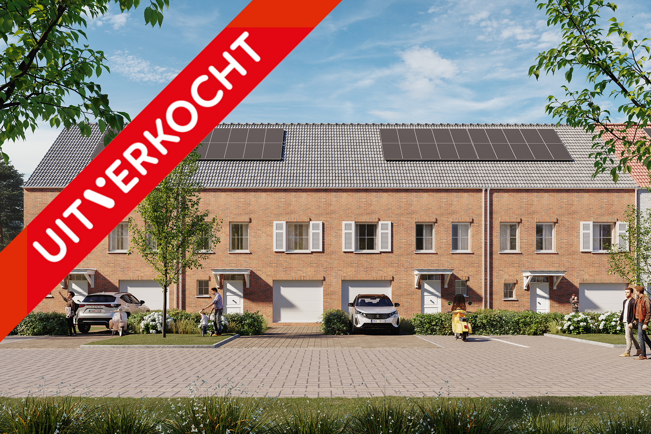 nieuwbouwproject Melkhoek Turnhout voorgevel