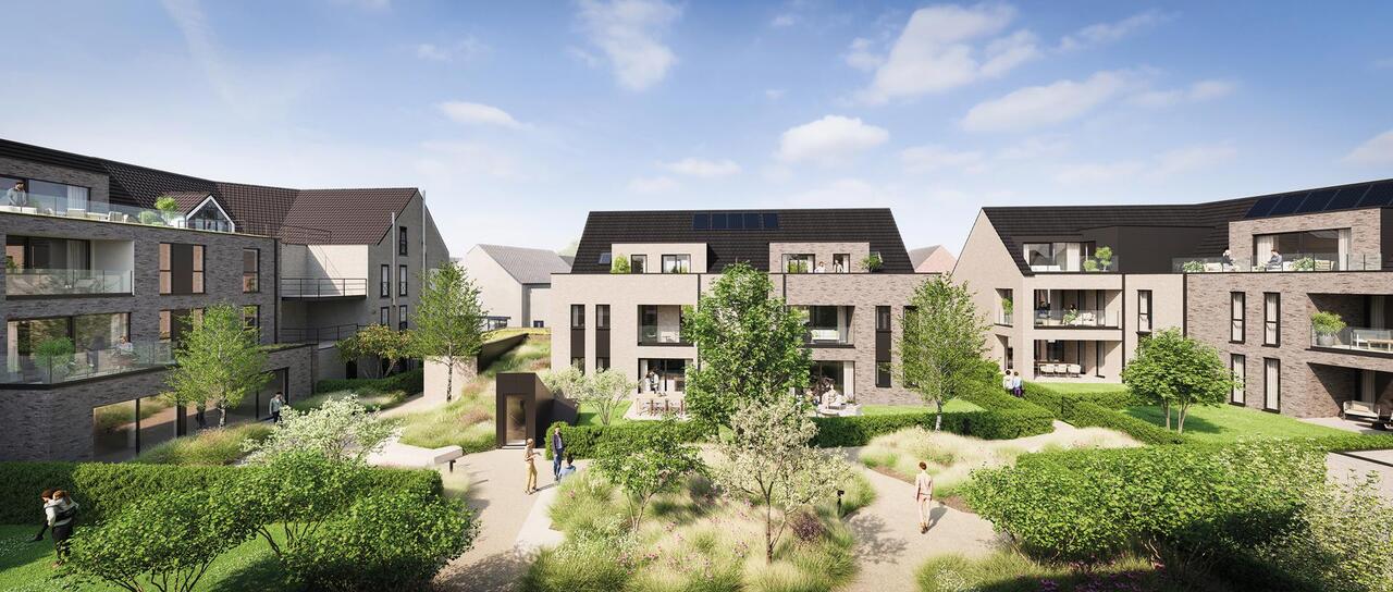 Livingstone Nieuwbouwproject in Mol in de Nieuwstraat binnentuin