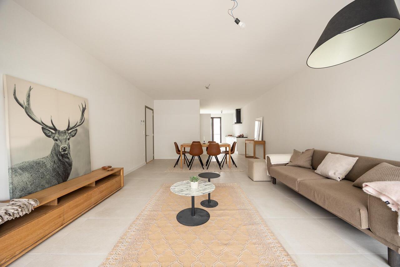 Interieur van nieuwbouwappartement in nieuwbouwproject Neerhof in de Neerstraat in Oud-Turnhout