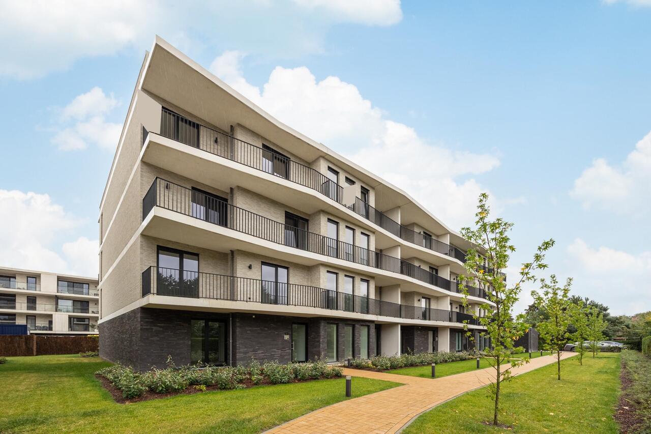 Parktuin van nieuwbouwproject Neerhof in de Neerstraat in Oud-Turnhout