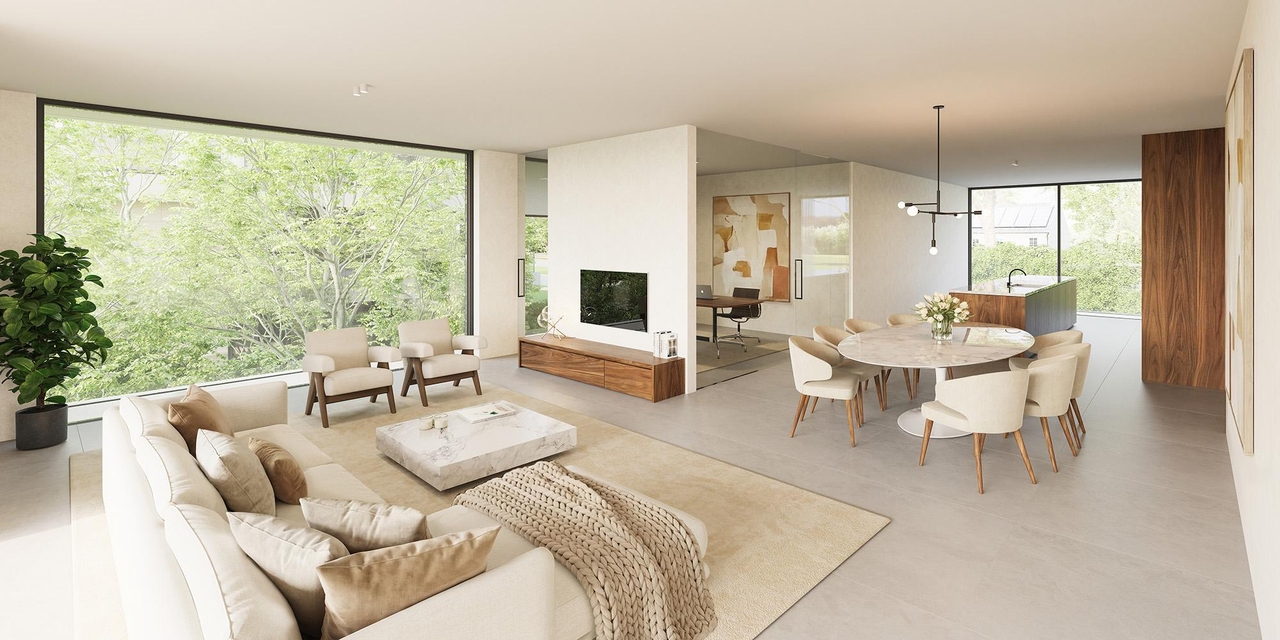 Botanic, nieuwbouw, interieur, werkkamer
