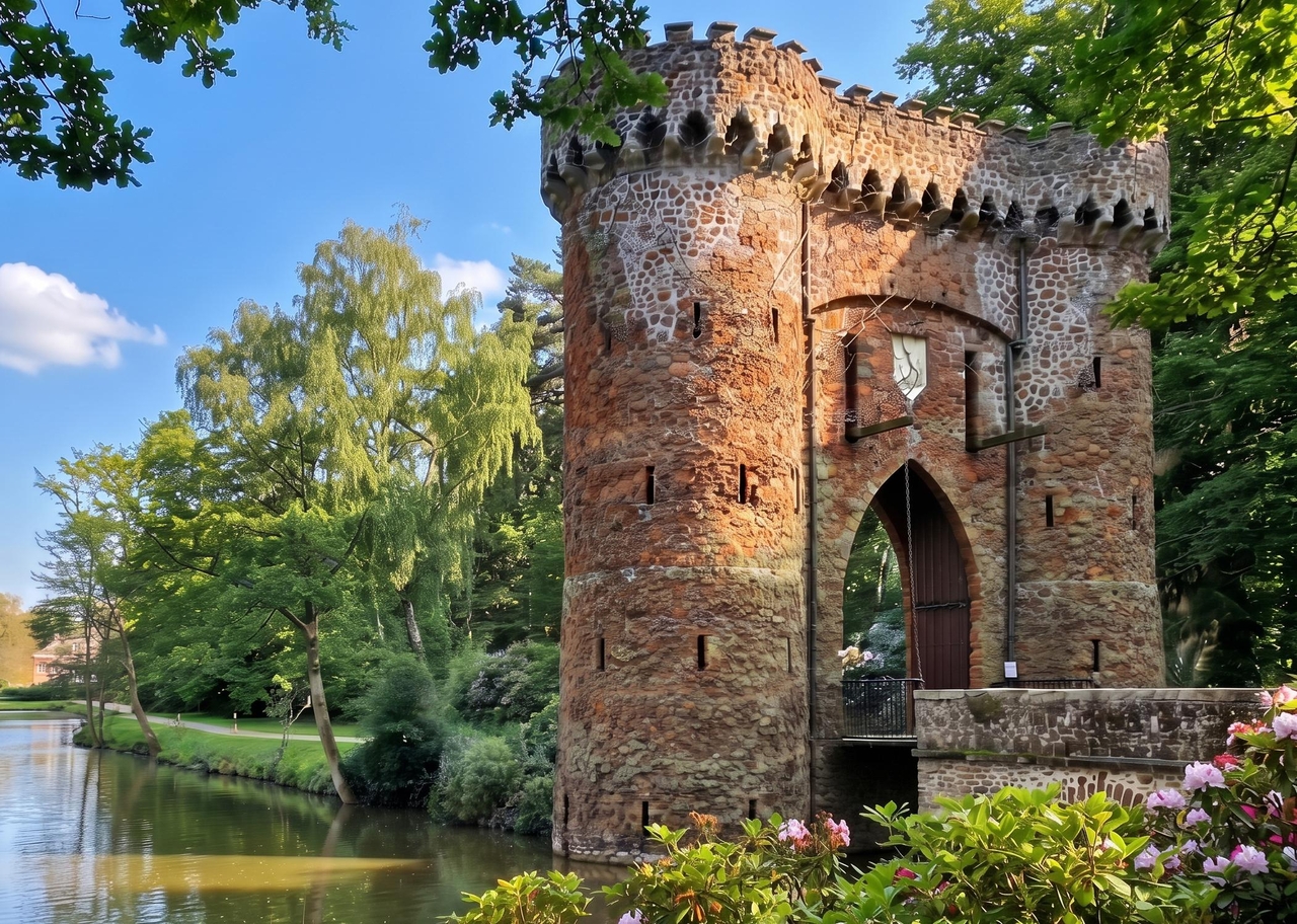 Brasschaat - torenpoort De Mik