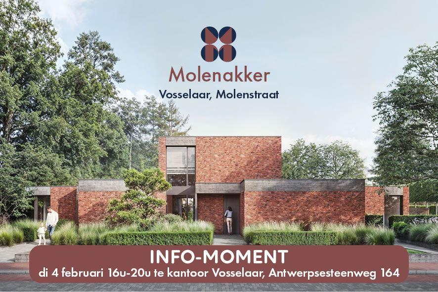 Info-moment Molenakker: dinsdag 4 februari 16u-20u