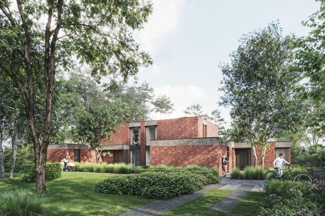Nieuwbouwproject Molenakker , Molenpad Vosselaar voorkant woningen