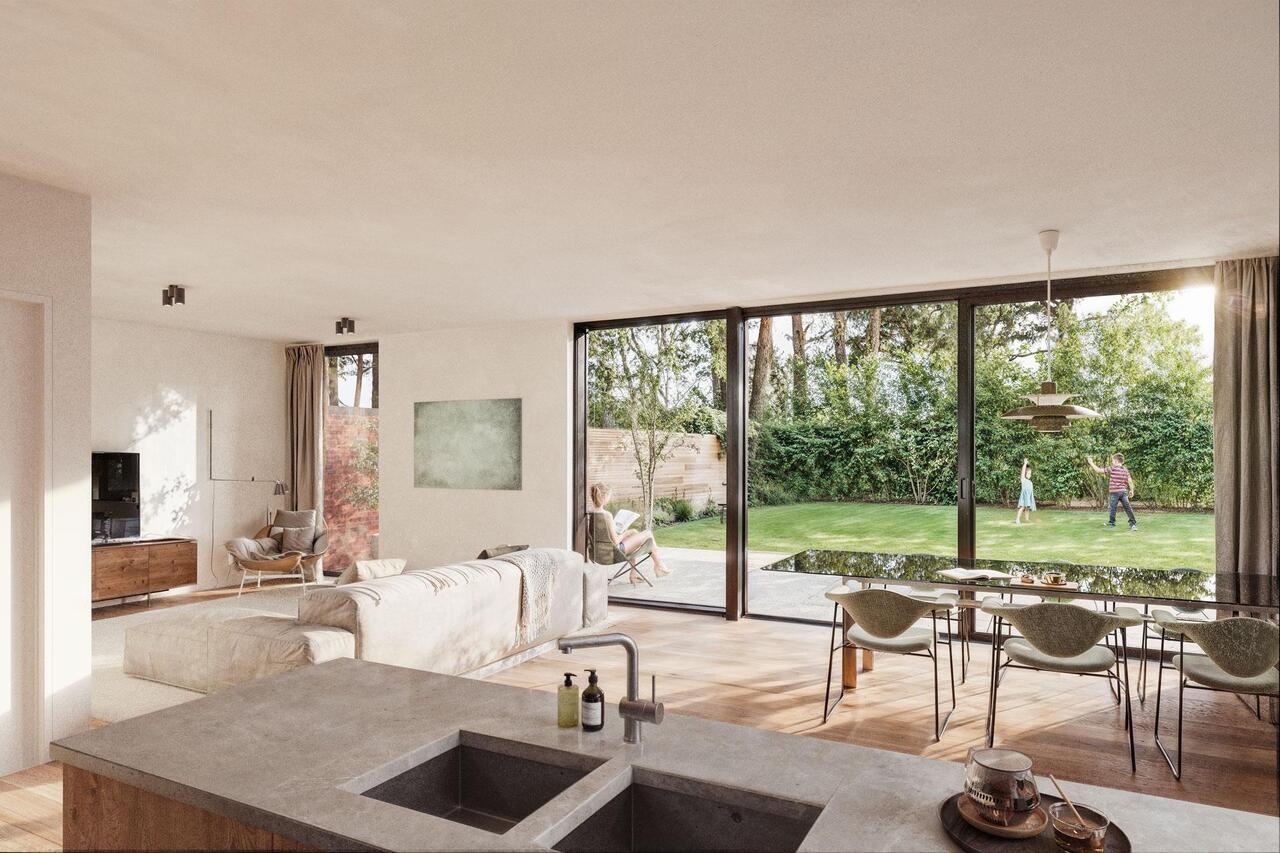 Nieuwbouwproject Molenakker, Molenpad Vosselaar, interieur woonkamer/keuken