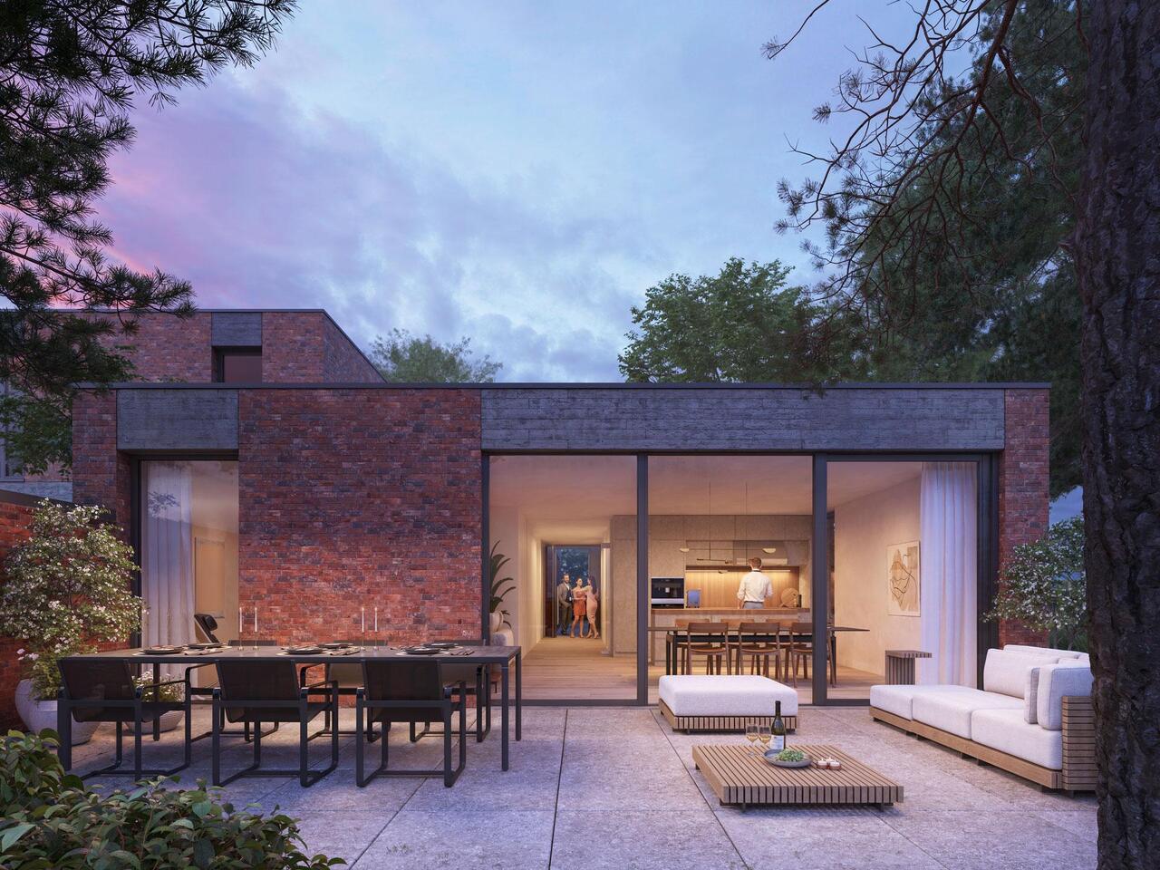 Nieuwbouwproject Molenakker, Molenpad Vosselaar interieur terras/woonkamer/keuken