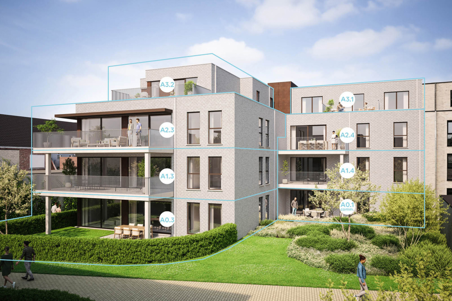 te koop appartement merksplas kerkstraat a3 1