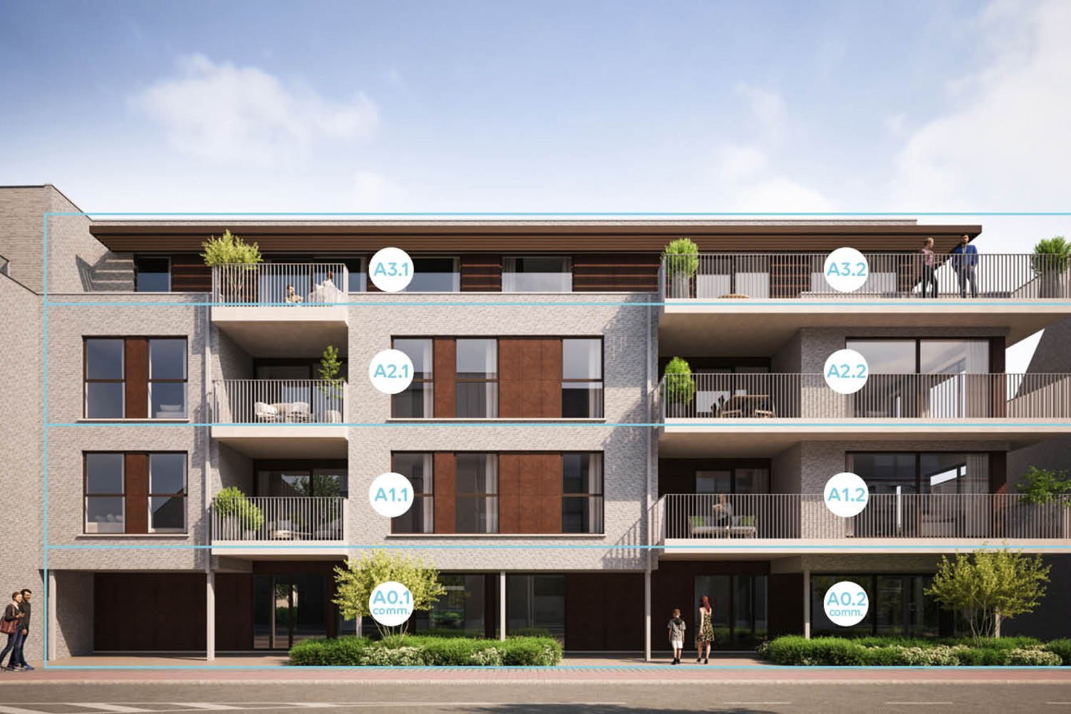 te koop appartement merksplas kerkstraat a0 3 7637302